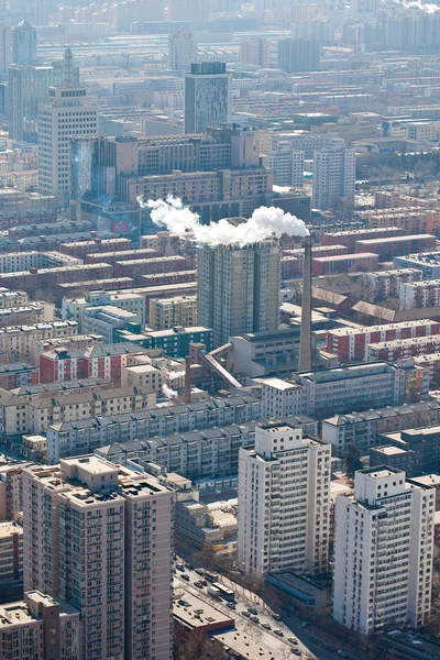 Panorama airview beijing, Chiny — Zdjęcie stockowe