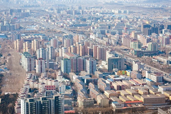 Panorama airview beijing, Chiny — Zdjęcie stockowe