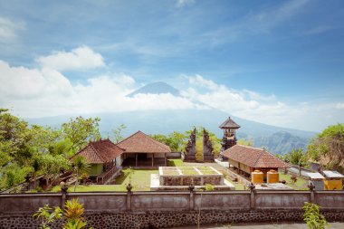Agung yanardağı, bali, Endonezya.