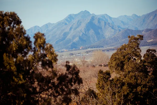 Mountains near Ming Dynasty Tombs in Beijing, China — Stock Photo, Image