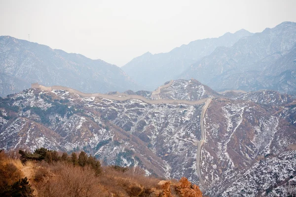 Gran Muralla China en invierno —  Fotos de Stock