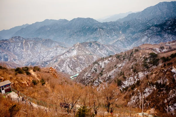 Chinese Great Wall in winter — Stock Photo, Image