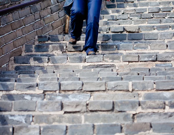 Chinese Great Wall in winter — Stock Photo, Image