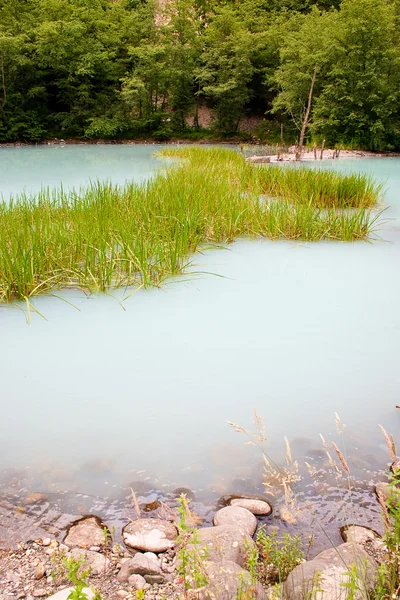 The unique turbid lake — Stock Photo, Image