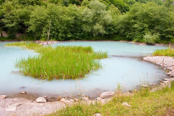 The unique turbid lake — Stock Photo, Image