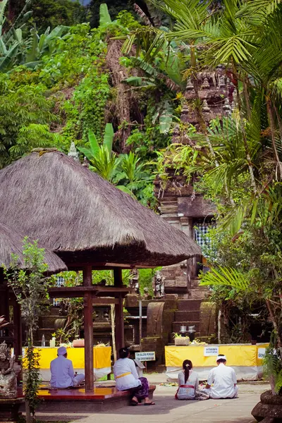 Pura Luhur Batukau-tempelet på Bali – stockfoto