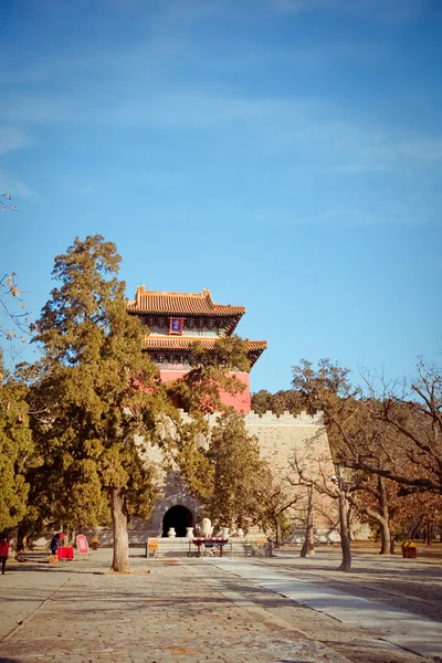 Ming-dynastie graven in Peking, china — Stockfoto