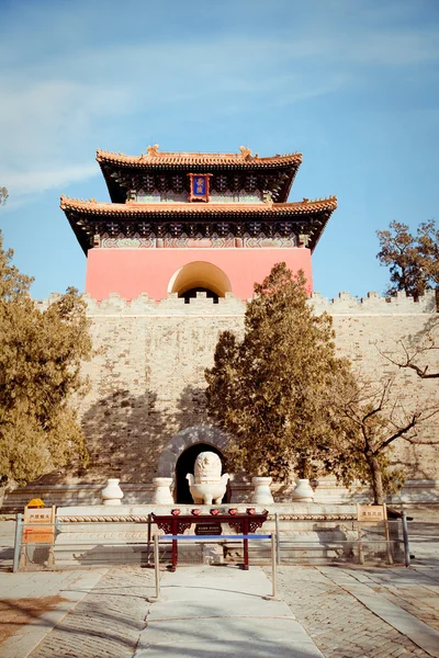 Ming-dynastie graven in Peking, china — Stockfoto