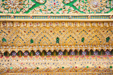 Tapınak renkli dekorasyon