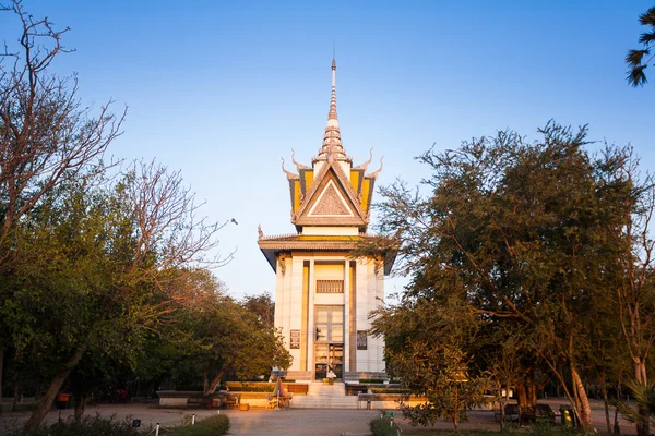 在柬埔寨金边的 choeung ek 杀戮场 — 图库照片