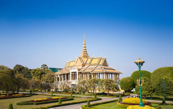 Královský palác v Phnompenhu — Stock fotografie