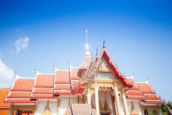 Wat chalong, de belangrijkste tempel in phuket — Stockfoto