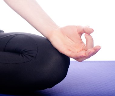 güzel bir hamile kadın pratik yoga