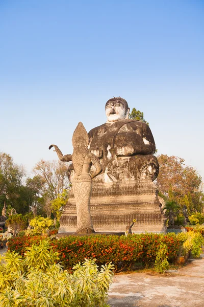 Ancient architecture  (Buddha park) in  Thailand — Stock Photo, Image