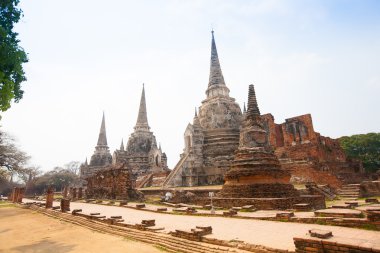 wat phra si ayutthaya, Tayland sanphet görünümünü