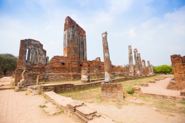 wat phra si ayutthaya, Tayland sanphet görünümünü