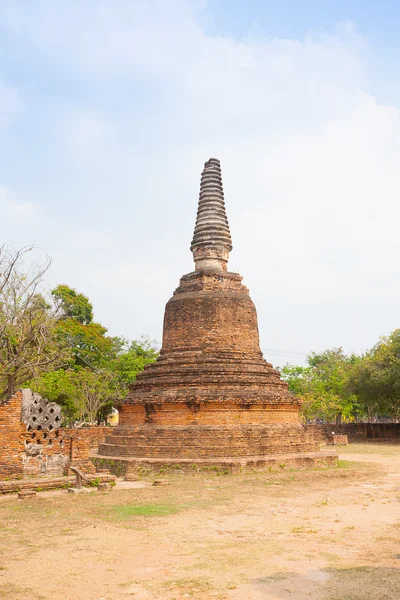 Vista de Wat Phra Si Sanphet em Ayutthaya Tailândia — Fotografia de Stock