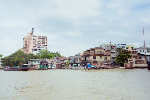 Poor life in Thailand, poor houses in Asia — Stock Photo, Image