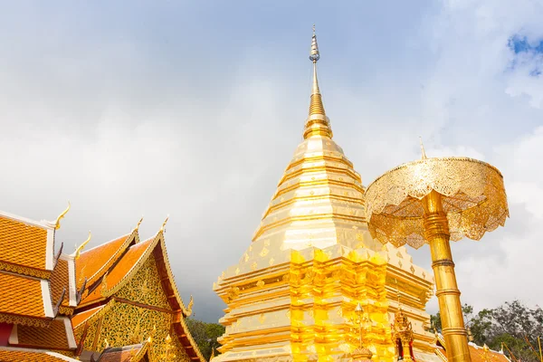 Wat Phra That Doi Suthep en Chiang Mai, Tailandia — Foto de Stock