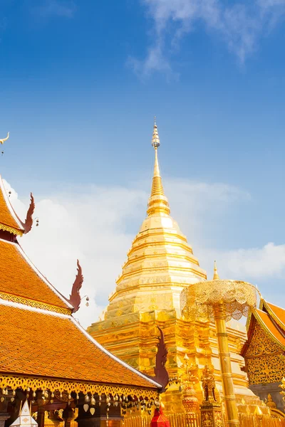 Wat Phra That Doi Suthep a Chiang Mai, Thailandia — Foto Stock