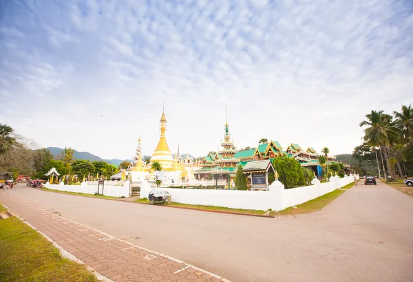 Templo em Mae Hon Song, Tailândia — Fotografia de Stock