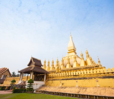 Altın wat thap luang Vientiane, laos