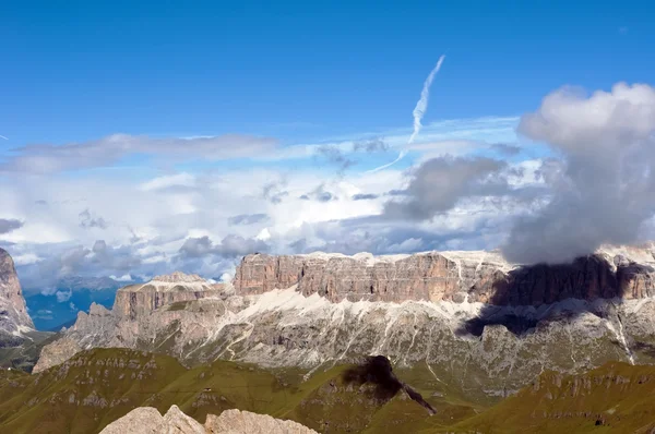 Marmolada dağ gelen nefes kesen Panoraması — Stok fotoğraf
