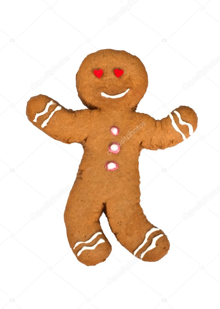 happy gingerbread man