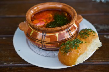 Rus pancar çorbası