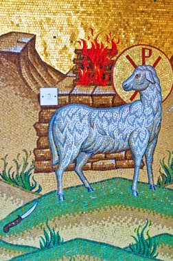 İncil'deki mozaik olay yerinde Kikkos Manastırı, Kıbrıs