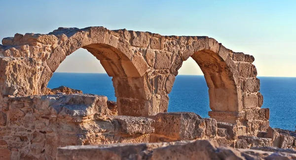 Oude bogen op kourion, cyprus — Stockfoto