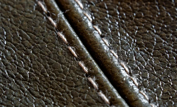 Kožená bunda, makro — Stock fotografie