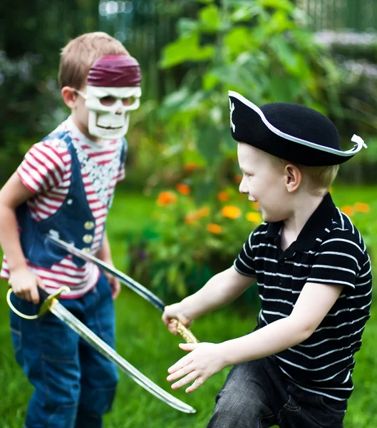 Brothers fighting — Stock Photo, Image