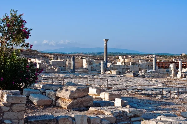 Ruínas da antiga cidade de Kourion, Chipre — Fotografia de Stock