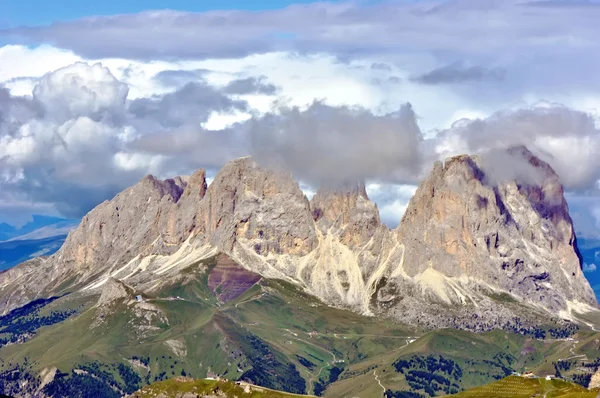 Marmolada dağ'ın nefes kesen görünümünden — Stok fotoğraf