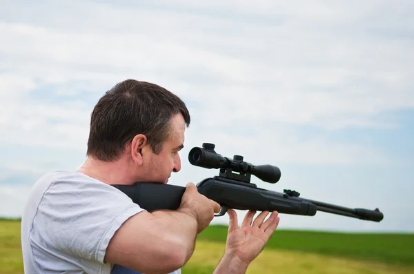 Man shooting — Stock Photo, Image