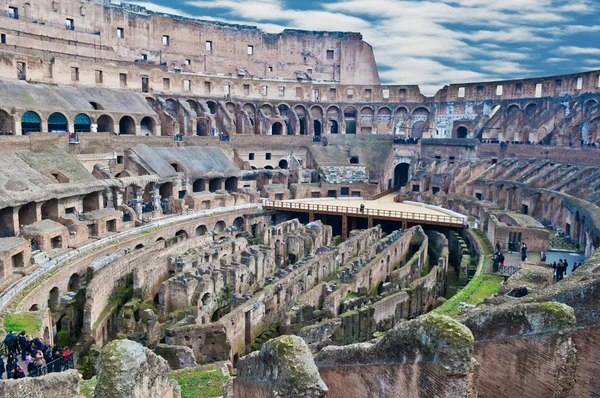 Vista interna do Coliseu — Fotografia de Stock
