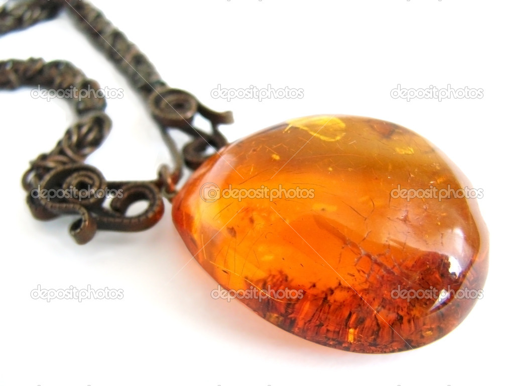 An amber pendant