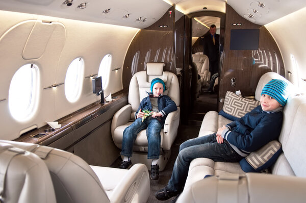 Business Jet Interior