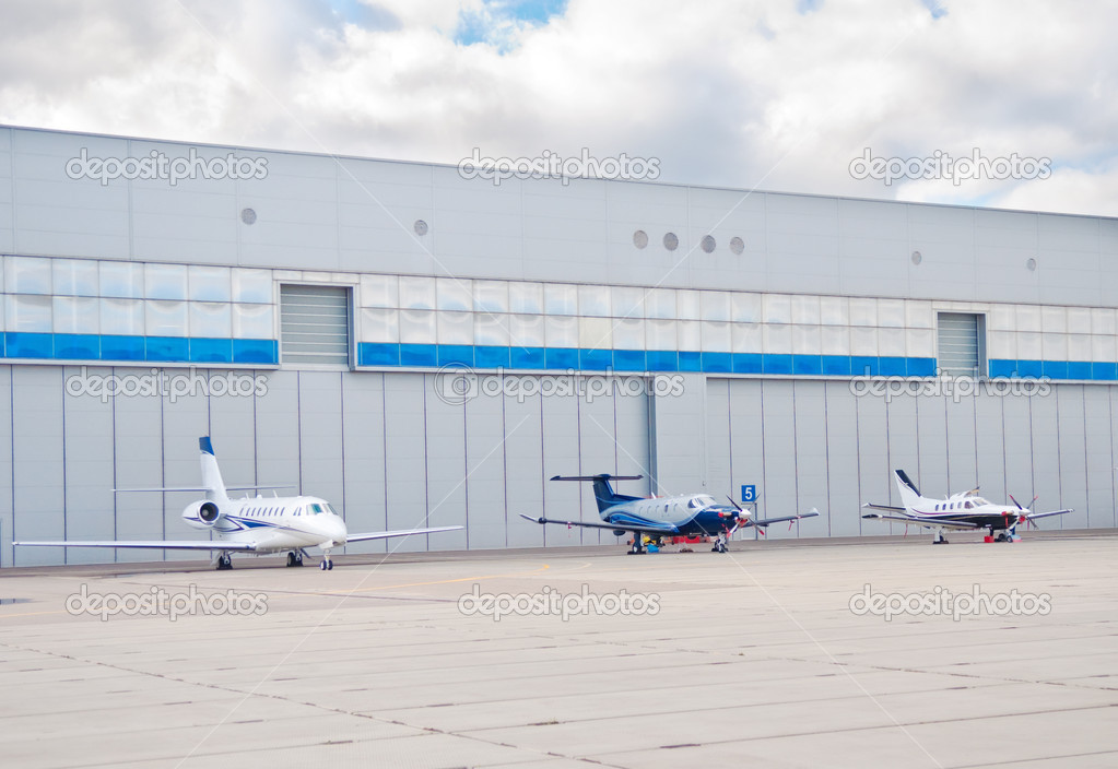 Business Jets at Airport