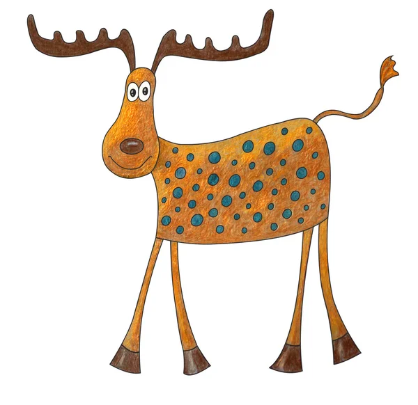 Cartoon deer — Stock Photo, Image