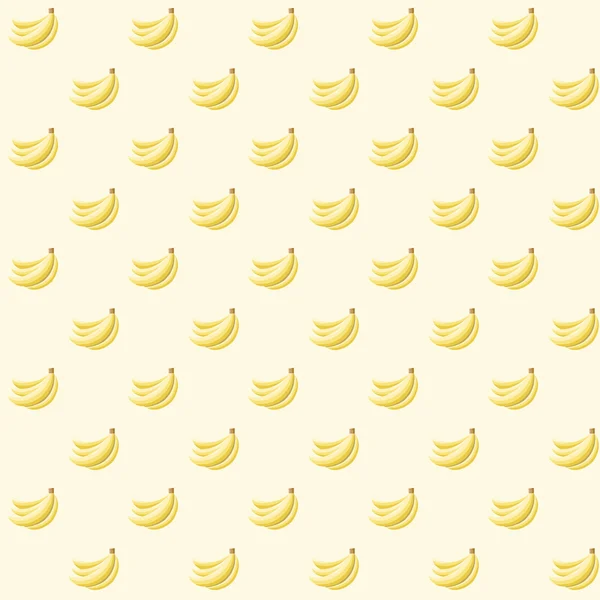 Płynny wzór z bananami — Wektor stockowy