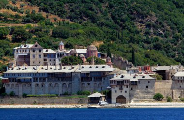 Xenofontos Manastırı, athos Yarımadası, mount athos, chalkidiki, Yunanistan