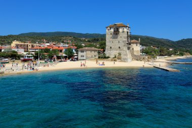 phospfori kule ouranopolis, athos Yarımadası, mount athos, chalkidiki, Yunanistan