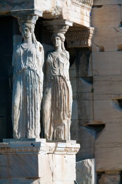 caryatids, erechteion, Akropol, Atina, Yunanistan