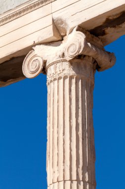 İyonik sütun erechteion, Akropol, Atina, Yunanistan