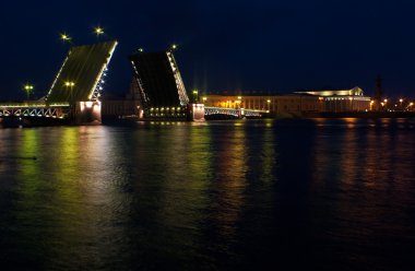 palace bridge, saint petersburg, Rusya Federasyonu