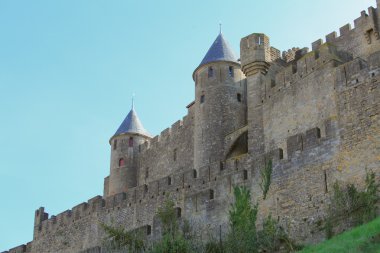 Outside view of Cité de Carcassonne, France