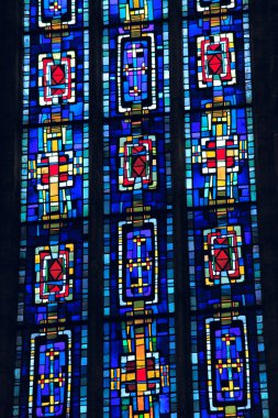 vitray Kilisesi jacobins, toulouse, Fransa