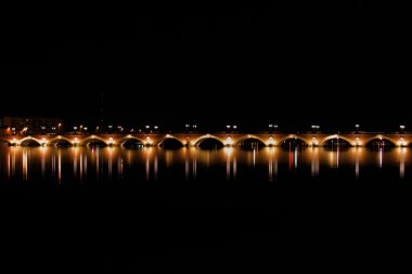 gece görüş pont de pierre (taş köprü) (1819-1822), bor